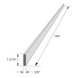 SAVHBAR12 - Glass Simple Savannah Series Top Header 144" Long - This item is sold for IN-STORE PICKUP ONLY
