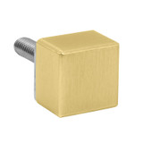 SWS34 - Glass Simple Square Washer Set 3/4" X 3/4" for Handles/Towel Bars