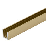UC1212 - Glass Simple 1/2" Deep U-Channel 144" Long - This item is sold for IN-STORE PICKUP ONLY