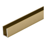 UC12195 - Glass Simple 1/2" Deep U-Channel 1" Tall - 95" Long
