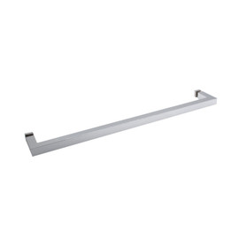 TBSQ18 - FHC 18" Square Tubing Mitered Corner Single-Sided Towel Bar - Compare to SQ18, TBS18SM