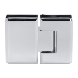 PLA580G - Glass Simple Plato Adjustable Beveled Profile 180 Degree Glass to Glass Shower Door Hinge