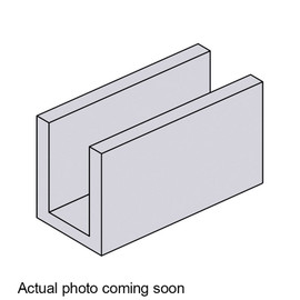 NFC12 - No Fab Glass Clamp for 1/2" Fixed Glass