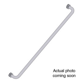 18TB – Glass Simple Tubular Single Sided Towel Bar, 18” Center to Center