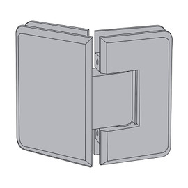 PLA535G - GS PLATO BEVELED PROFILE 135 DEGREE GLASS TO GLASS SHOWER DOOR HINGE – Compare to P1N545, PRES535