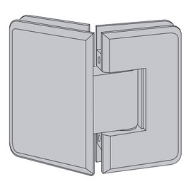 COL535G – COLUMBIA BEVELED PROFILE 135 DEGREE GLASS TO GLASS HINGE – Compare to C0L545, CLN535