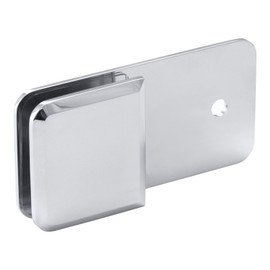 BCY – Glass Simple Wall Mount Y In-Line Clamp, Beveled Profile