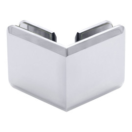 BC90G - Glass Simple 90° Glass-to-Glass Clamp with Beveled Profile