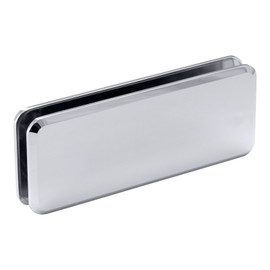 BC180 - Glass Simple 180° Glass-to-Glass Clamp with Square Profile