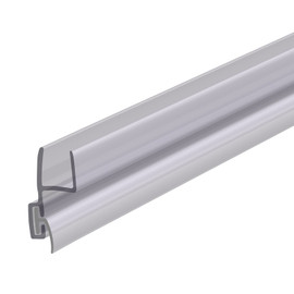 CDSRF - Glass Simple Clear Door Stop with Flexible Insert 95" CDSRF - Glass Simple Clear Door Stop with Flexible Insert 95"