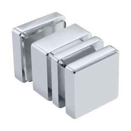 SDK1 – Glass Simple Square Door Knob-Single Sided