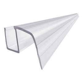 CBSW - Glass Simple Clear Bottom Sweep for 3/8” and 1/2" Glass Sliding Doors, 40” Length