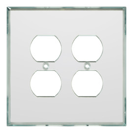 GA203 - Glass Simple Double Duplex GlassAlike® Acrylic Mirror Plate