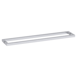 24X24STB - Glass Simple 24" x 24" Back-to-Back Square Towel Bar