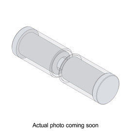 RRSDK2 - Glass Simple Round Back-to-Back Shower Knob with Protective Sleeves