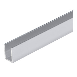 UC12195 - Glass Simple 1/2" Deep U-Channel 1" Tall - 95" Long