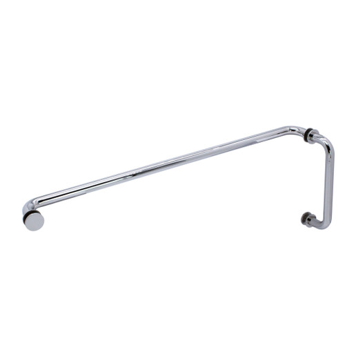 TBR6X24 - FHC 6" Pull Handle And 24" Towel Bar Combo With Metal Washers - Compare to BM6X24, TB624CSW