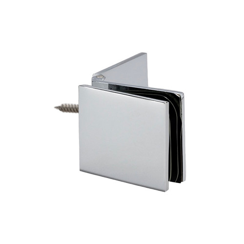 CADJSQ037 - FHC Adjustable Glass Clamp Square - Wall Mount For 3/8" To 1/2" Glass - Compare to ADJSQ037, CGTWA