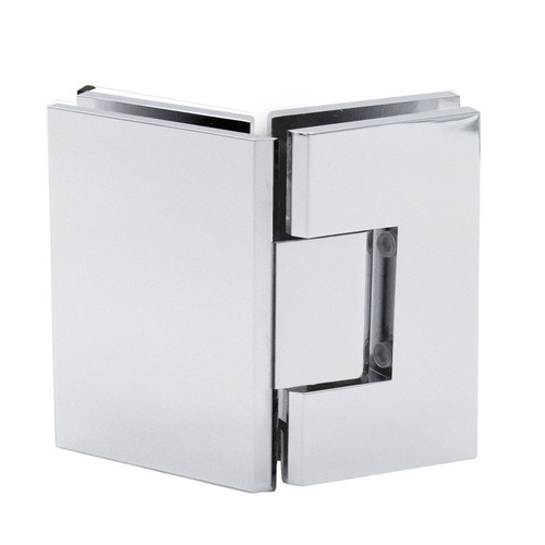 VEN535 - FHC Venice Square 5 Degree Positive Close Glass To Glass 135 Degree Hinge - Compare to V1E545, HM135GTGA