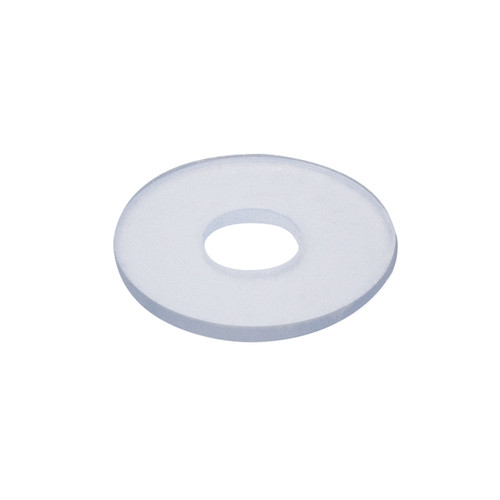 CW034 - FHC Clear Vinyl Washers 3/4" Diameter For Shower Pulls & Towel Bars - 10/Pk - Compare to HW058, ZW342