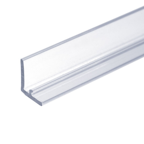 CLSB3812 - FHC Clear L-Shape Jamb Seal Bumper For 3/8" And 1/2" - Compare to DK98L, V704000CLRSP