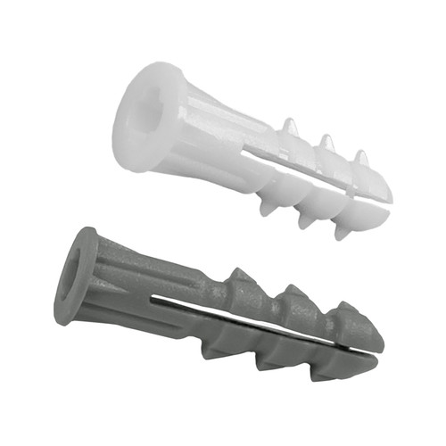 RIBPA – GLASS SIMPLE PLASTIC RIBBED ANCHOR WITH SHOULDER 100 PACK – Compare to P1329C and P1339C