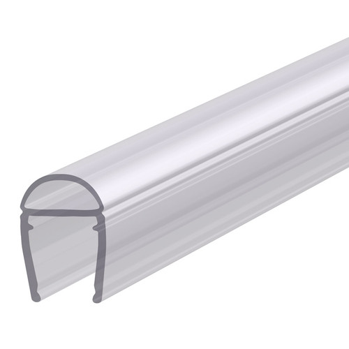 CUBS38 - Glass Simple Clear Bulb Seal for 3/8” Glass, 95" Length