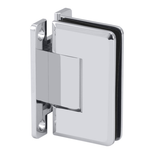 COL0H – Glass Simple Columbia Beveled Profile Wall Mount Hinge, H Back Plate