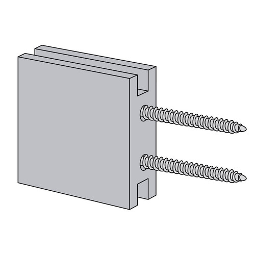 SCU2H – Glass Simple Square Style, Wall Mount Clamp with Double Mounting Holes SCU2H – Glass Simple Square Style, Wall Mount Clamp with Double Mounting Holes