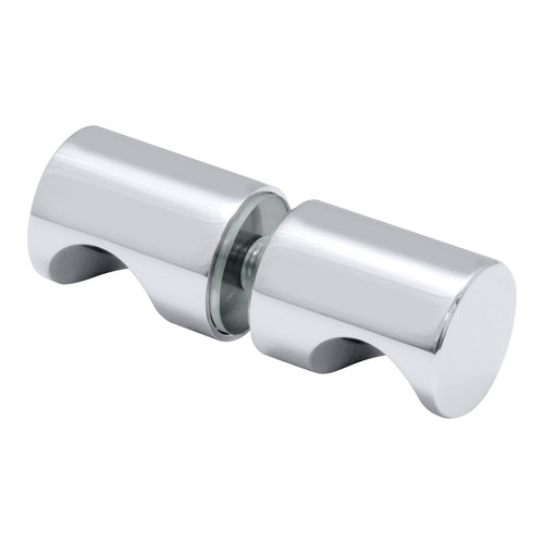 RFGDK2 - Glass Simple Round Finger Grip Door Knob Double Sided