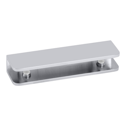 SB4 - Glass Simple Rectangular Wall Mount Shelf Clamp 3-15/16" x 1-1/16"