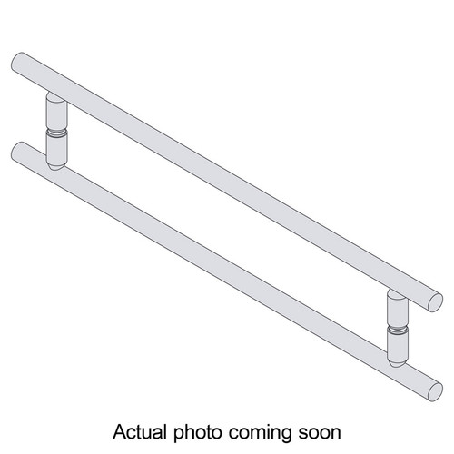 18X18LTB - Glass Simple 18" x 18" Back-to-Back Ladder Towel Bar