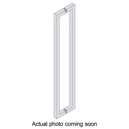 24X24STB - Glass Simple 24" x 24" Back-to-Back Square Towel Bar
