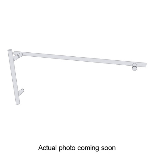 8X24LTB - Glass Simple 8" x 24" Ladder Style Pull Handle/Towel Bar Combo