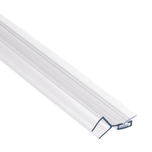 CHS135RF38 - Glass Simple Ultra Clear 135 Degree Door Jamb Seal for 3/8" Glass - 95" Long