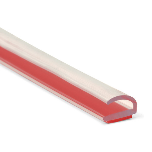 CVSPAT - Glass Simple Ultra Clear Vinyl Edge V-Seal with Pre-Applied Tape 95" Long