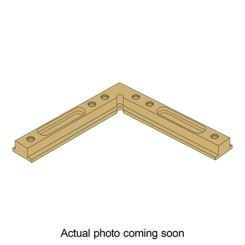 HCB90 - Glass Simple 90 Degree Fixed Corner Bracket for Shower Door Headers