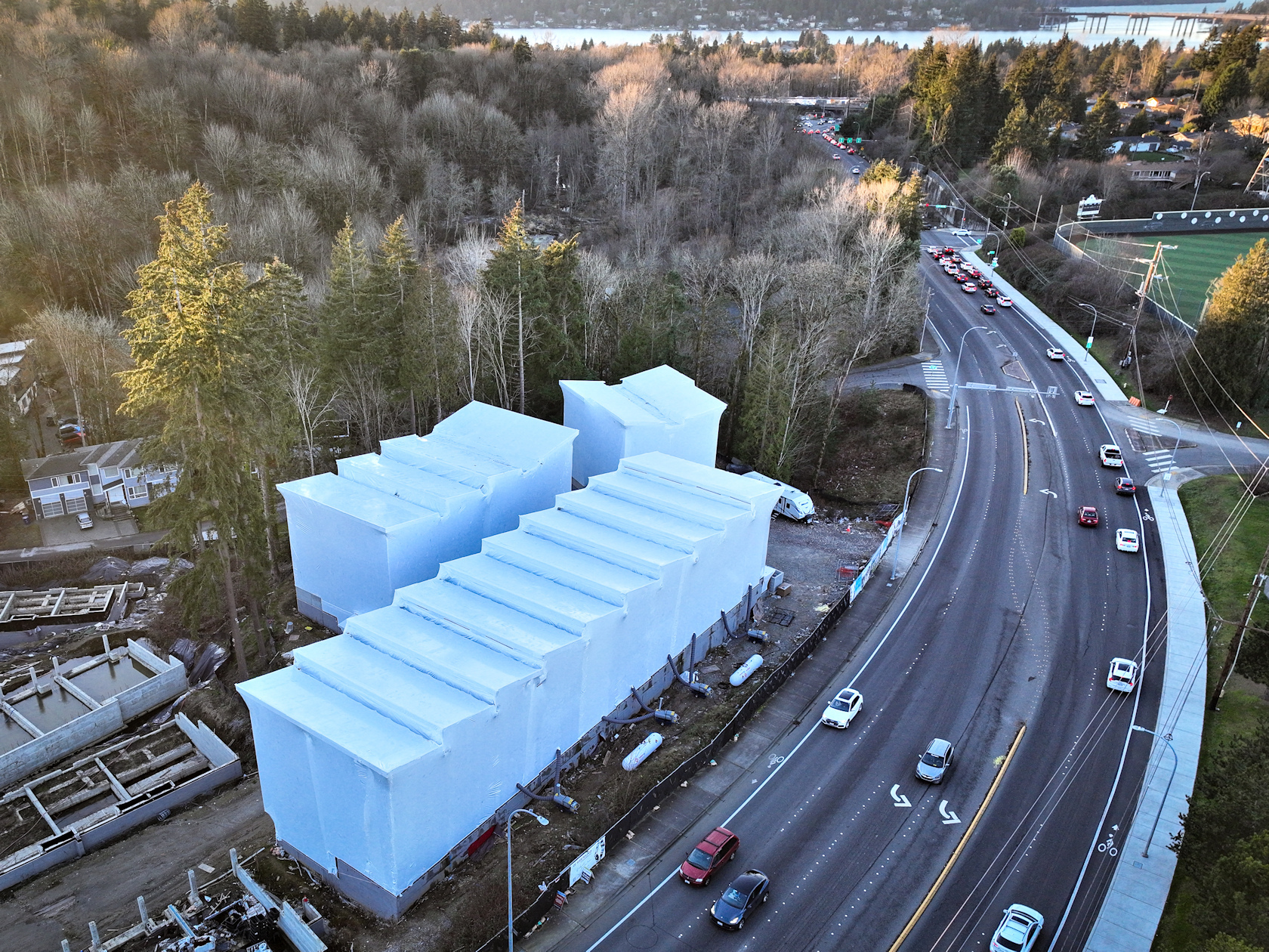 Westcloud Construction Townhouse Complex Weatherization Distance Bellevue WA