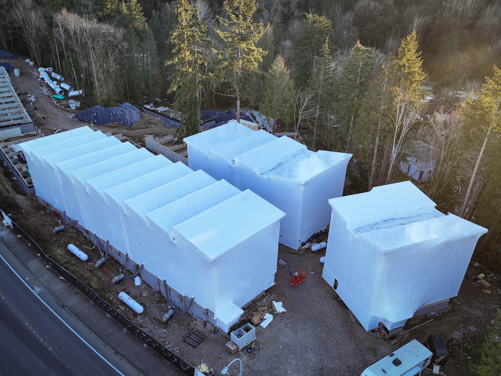 Westcloud Construction Townhouse Complex Weatherization Closer Bellevue WA