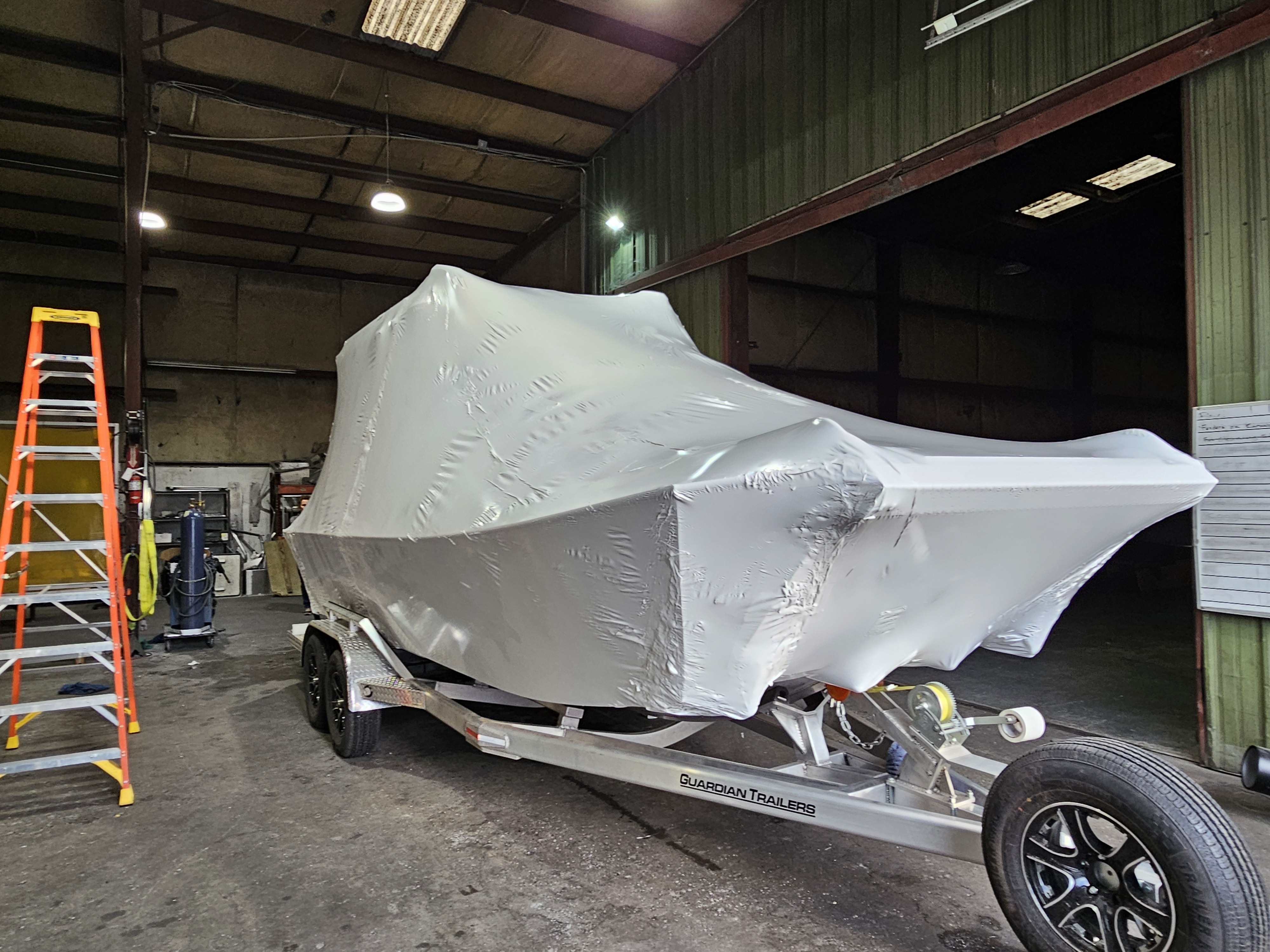 Rogue Jet Boatworks Hard Top Boat for Transport