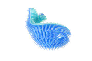 Bathin' Smart Silicone Fish Antimicrobial Bath Scrub for Babies and Toddlers - PERIWINKLE/AQUA (Case Pack - 12 qty) Bathin' Smart Silicone Fish Antimicrobial Bath Scrub for Babies and Toddlers - PERIWINKLE/AQUA (Case Pack - 12 qty)
