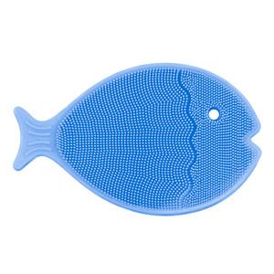 Innobaby Bathin' Smart Silicone Mini Fish Scrub with Suction Cup for cradle cap - PERIWINKLE (Case Pack - 12 qty) Innobaby Bathin' Smart Silicone Mini Fish Scrub with Suction Cup for cradle cap - PERIWINKLE (Case Pack - 12 qty)