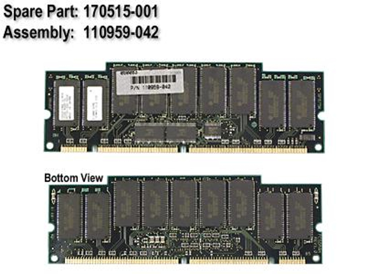 512MB PC100 ECC SDRAM DIMM - 170515-001-REF