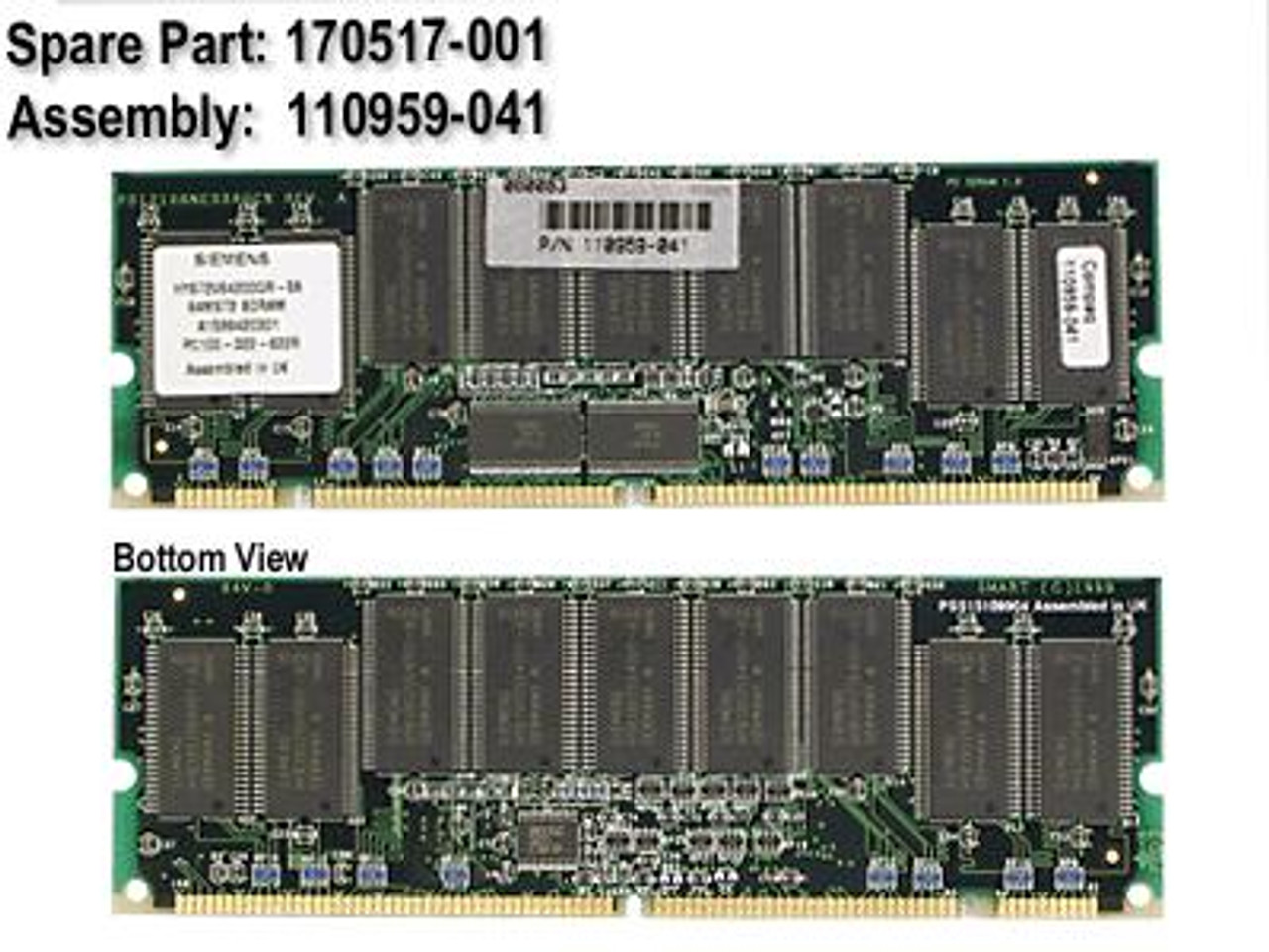 SPS-MEM SDRAM;512MB;256Mb;CL3 - 170517-001