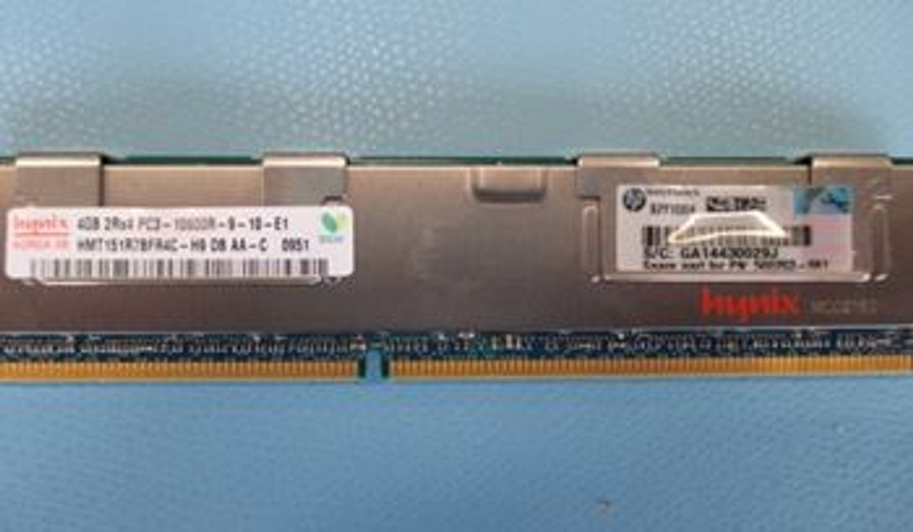 SPS-DIMM;4GB PC3-10600R;256Mx4;RoHS - 501534-001