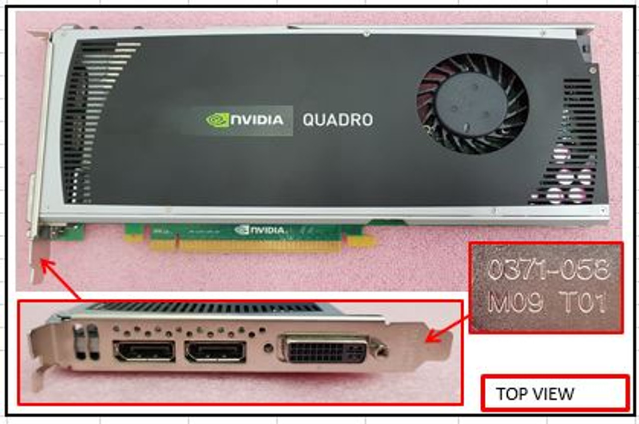 SPS-PCA Quadro 4000 2GB PCI-e - 654840-001