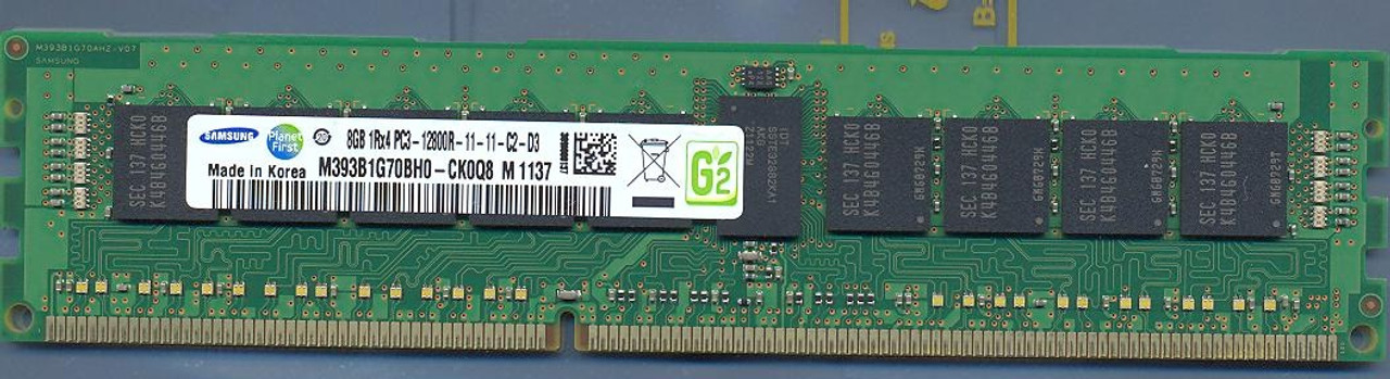 SPS-DIMM 8GB PC3-12800R 1Gx4 - 676812-001