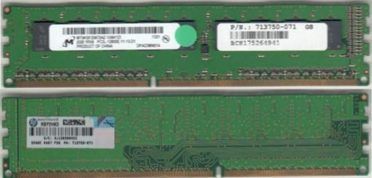 SPS-DIMM 2GB PC3L 12800E IPL 256Mx8 - 715279-001