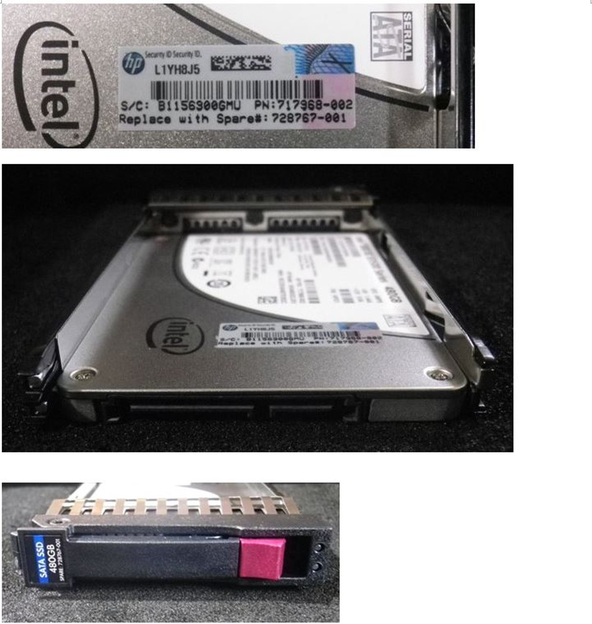 SPS-DRV SSD 480GB 6G SATA 2.5 VE - 728767-001