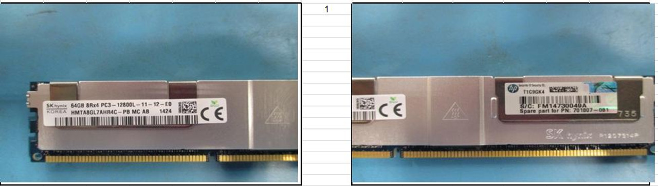 SPS-DIMM 64GB PC3 12800L 1Gx4 - 754919-001